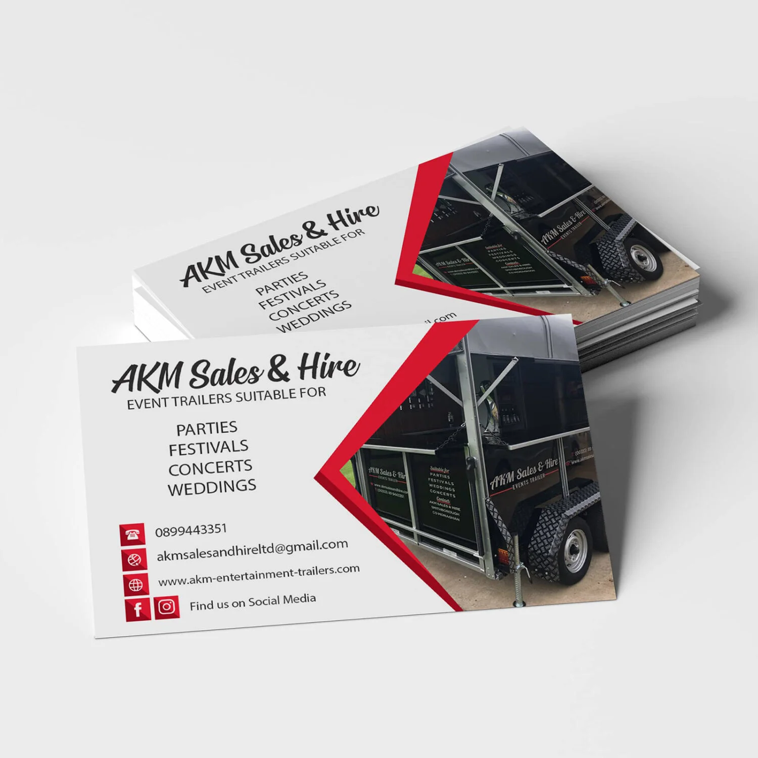 Business Cards design and printing in Ireland