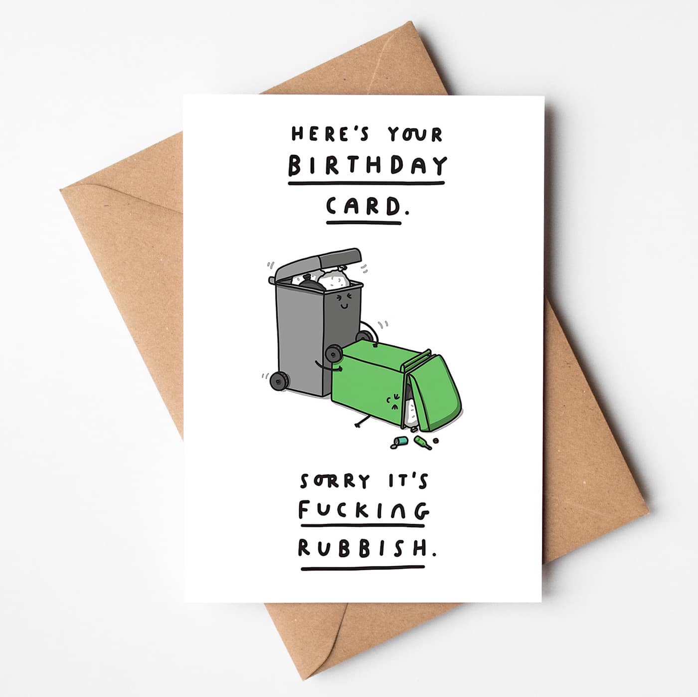A funny birthday card for adults