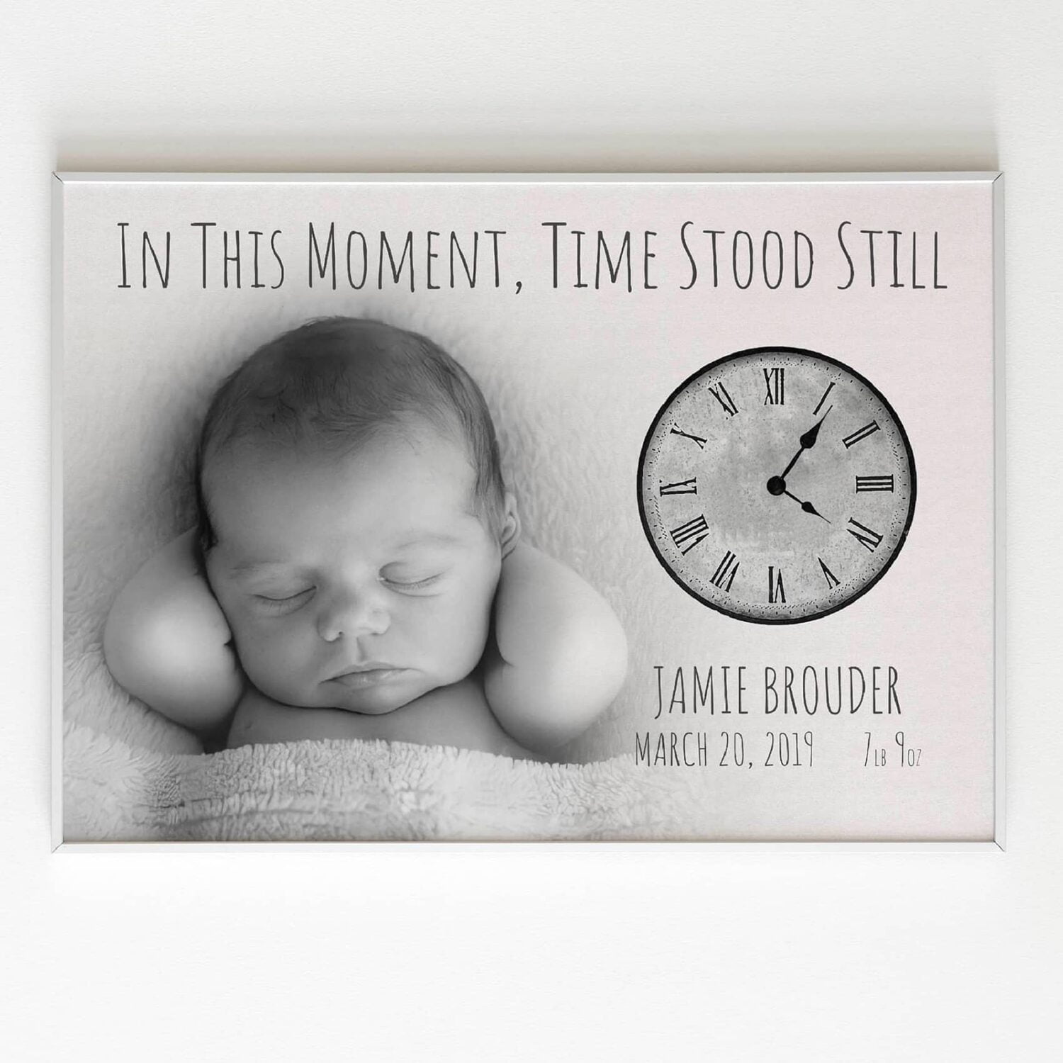 In This Moment, Time Stood Still Wall Art