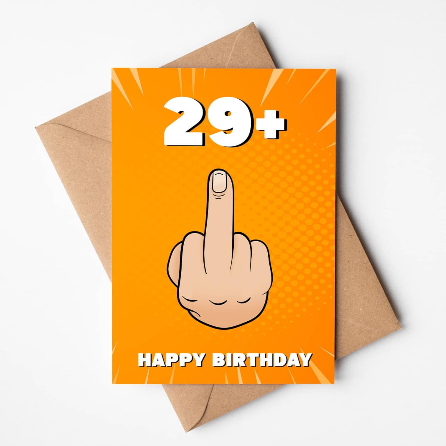 29 plus birthday Card, Printing in County Monaghan, Ireland by Design Gaff