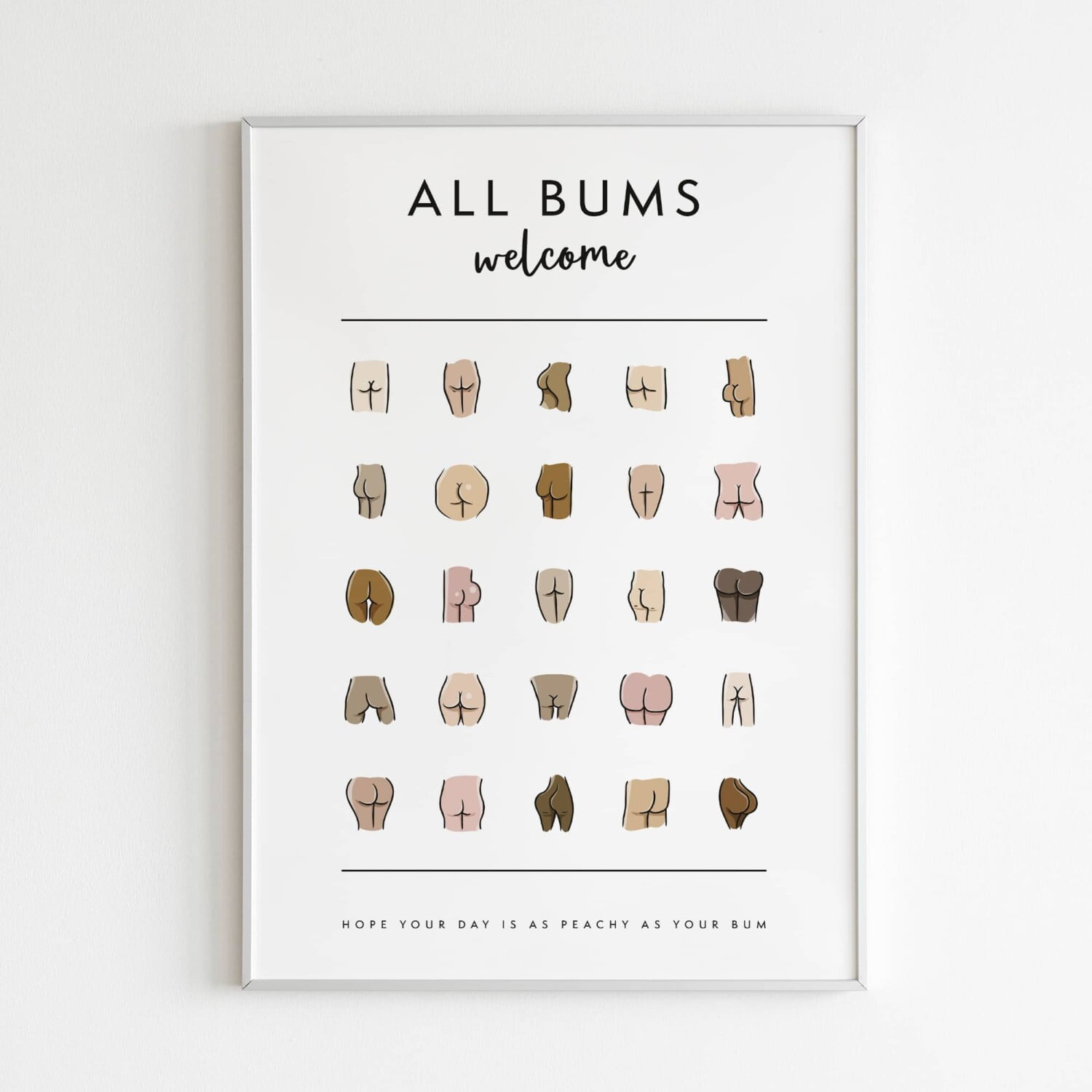 All Bums Welcome, Printing in County Monaghan, Ireland by Design Gaff