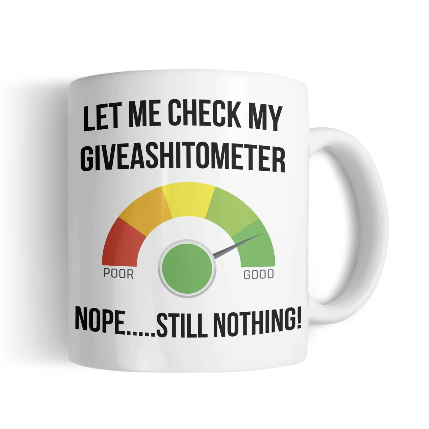 A funny Don't Give a Shit mug for those who don't give a shit, Printing in County Monaghan, Ireland by Design Gaff