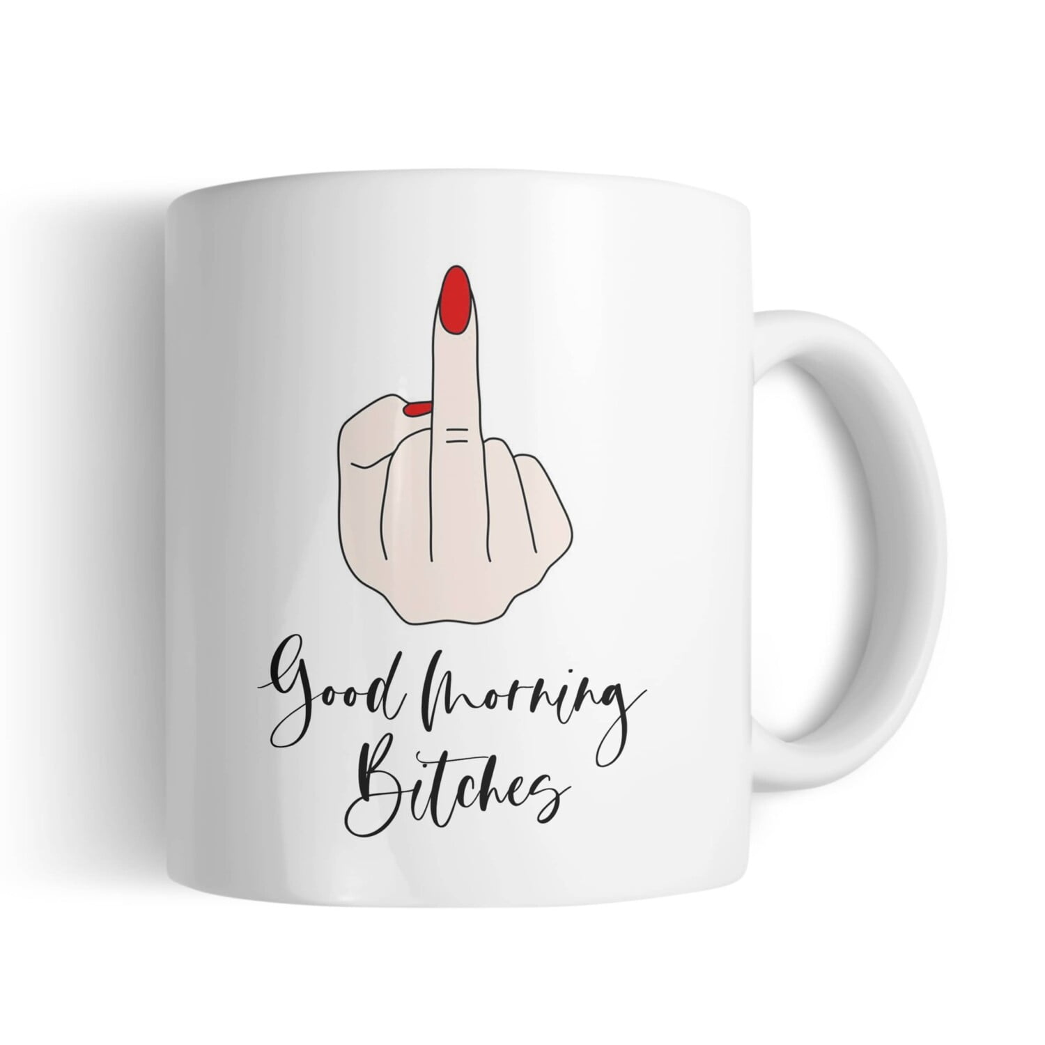 Good Morning Bitches Mug, Printing in County Monaghan, Ireland by Design Gaff