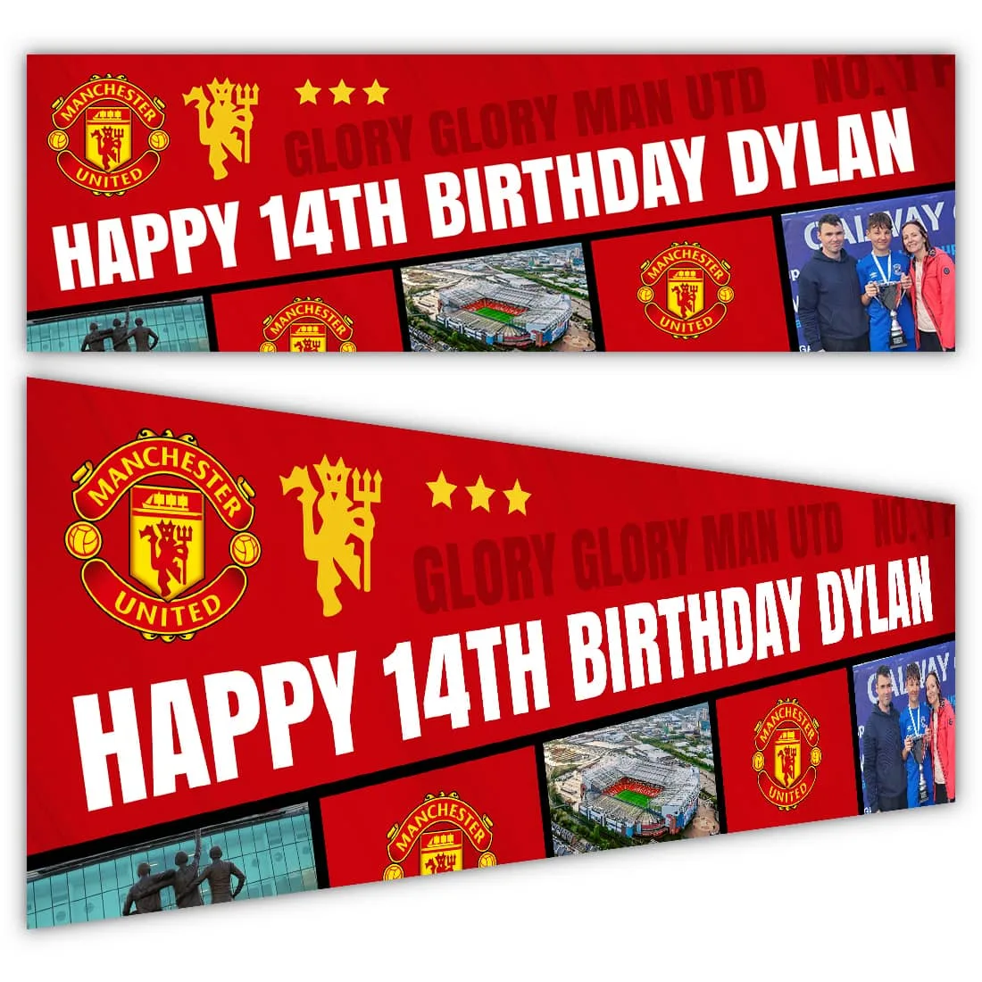 Man Utd Birthday Banner