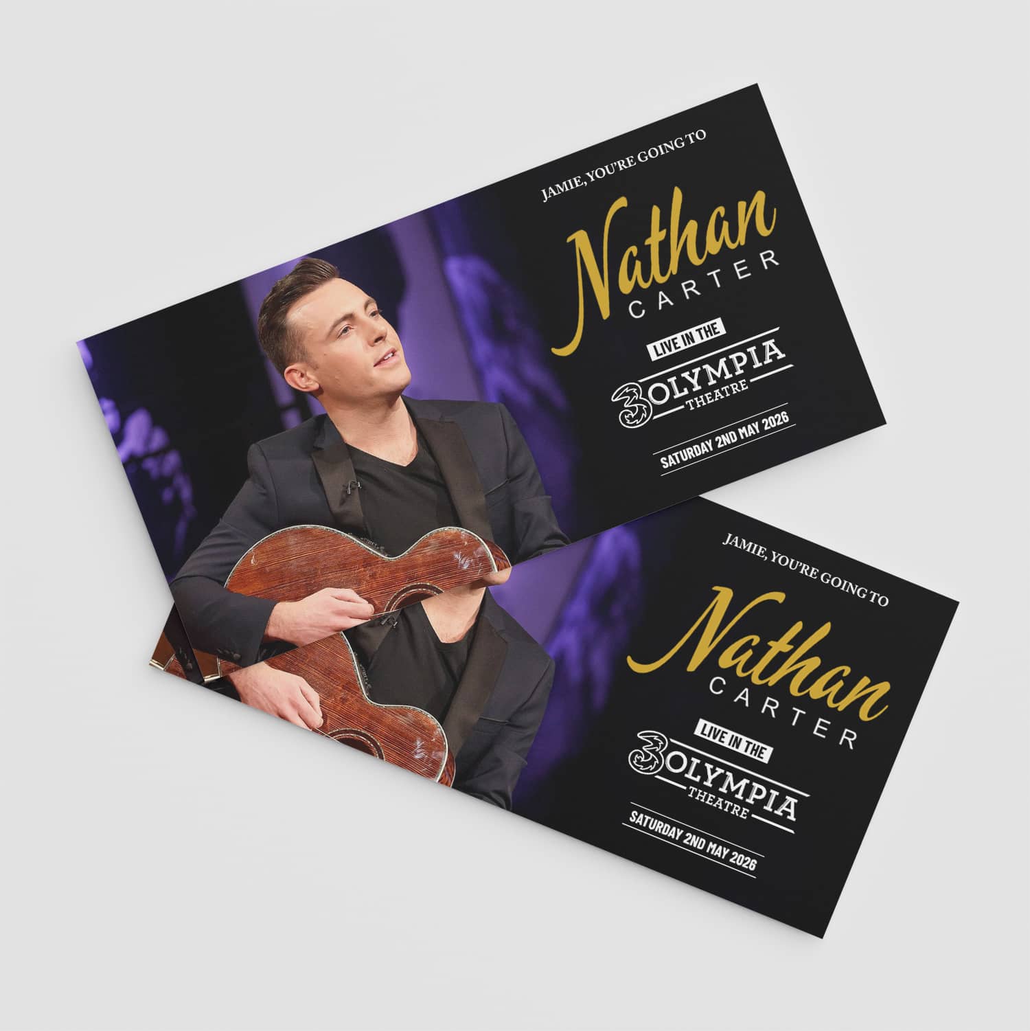 Fake Nathan Carter Tickets printed in Monaghan, Ireland