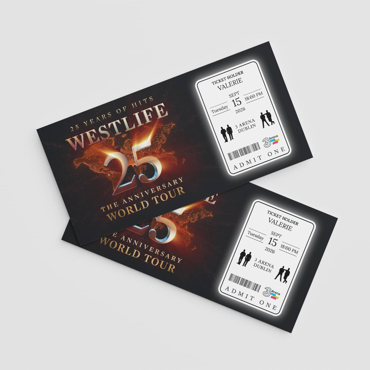 Fake Westlife Tickets printed in Monaghan